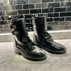 Kelsi Dagger Northern Black Moto Boot